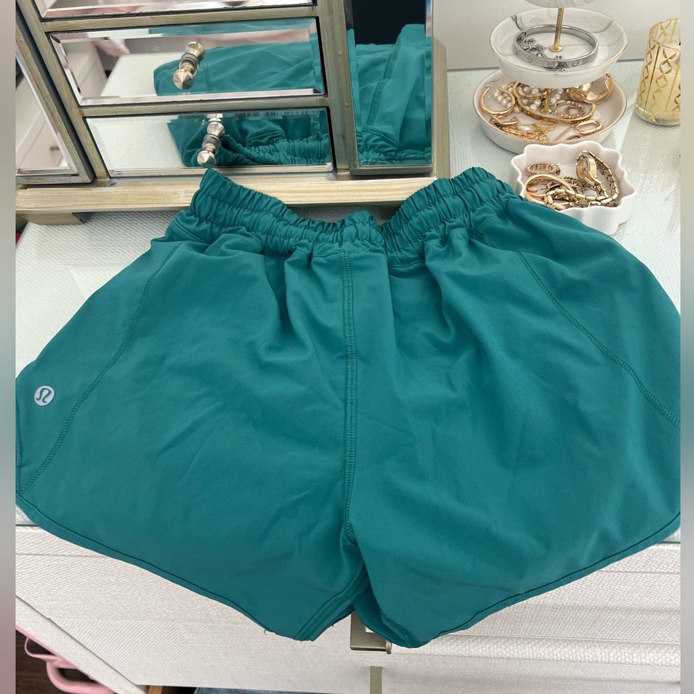 Lululemon Shorts. Never Worn. Blue/Teal.